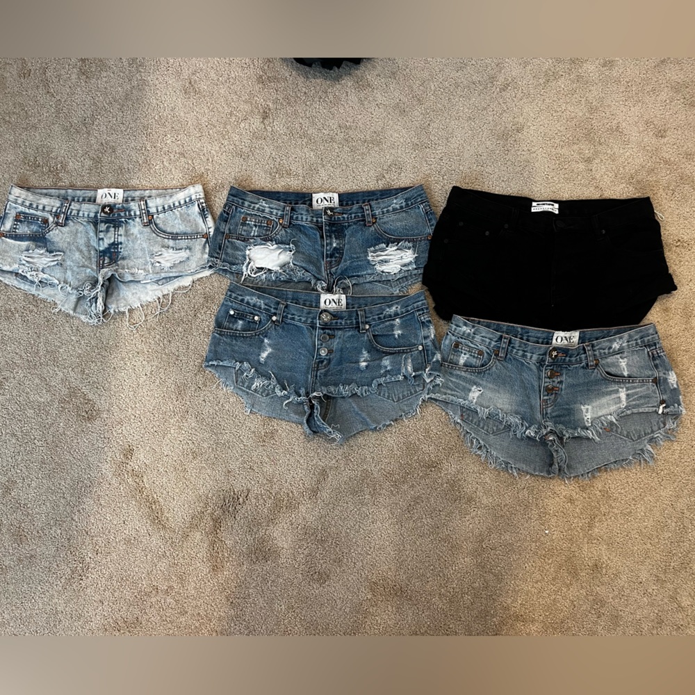 Bundle of 5 One Teaspoon Shorts (SZ. 28, 29, 30)
